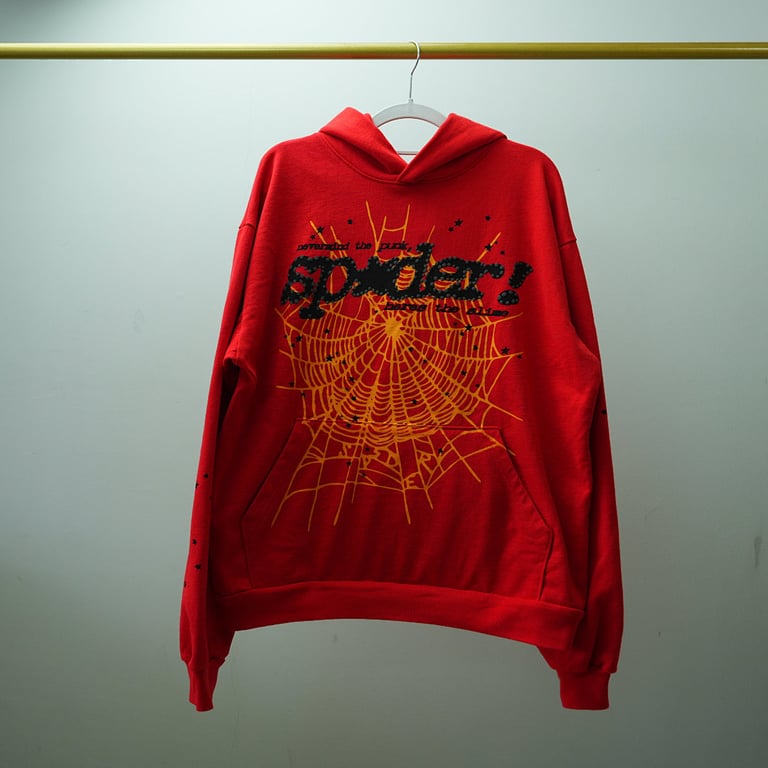 Sp5der P*NK V2 Hoodie Red - 24