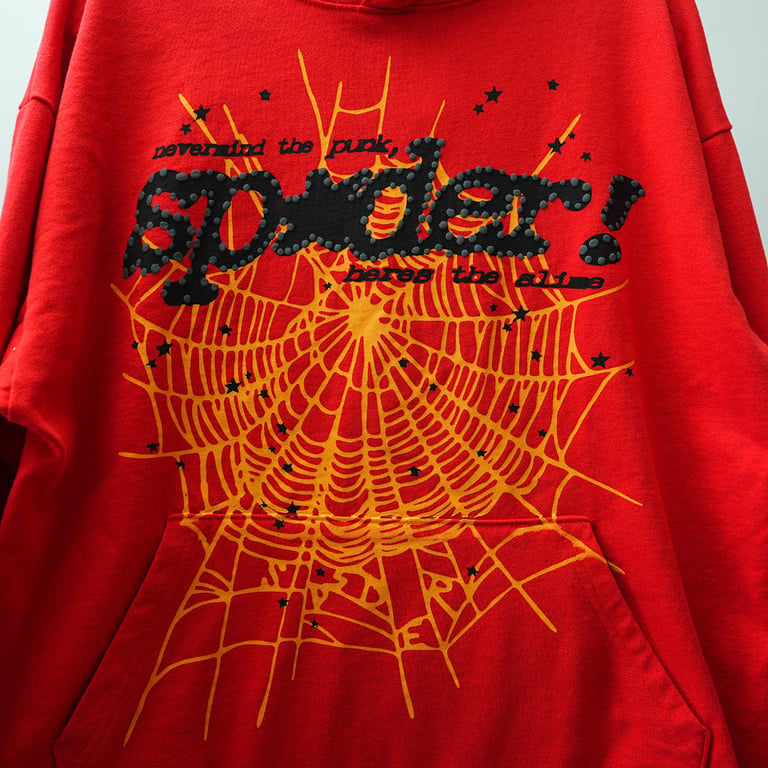 Sp5der P*NK V2 Hoodie Red - 26
