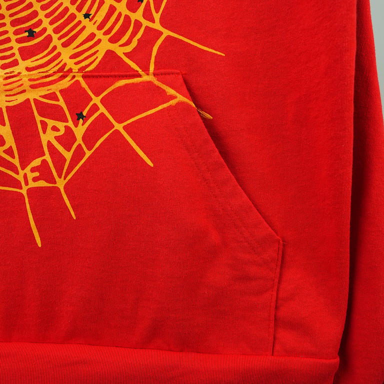 Sp5der P*NK V2 Hoodie Red - 30