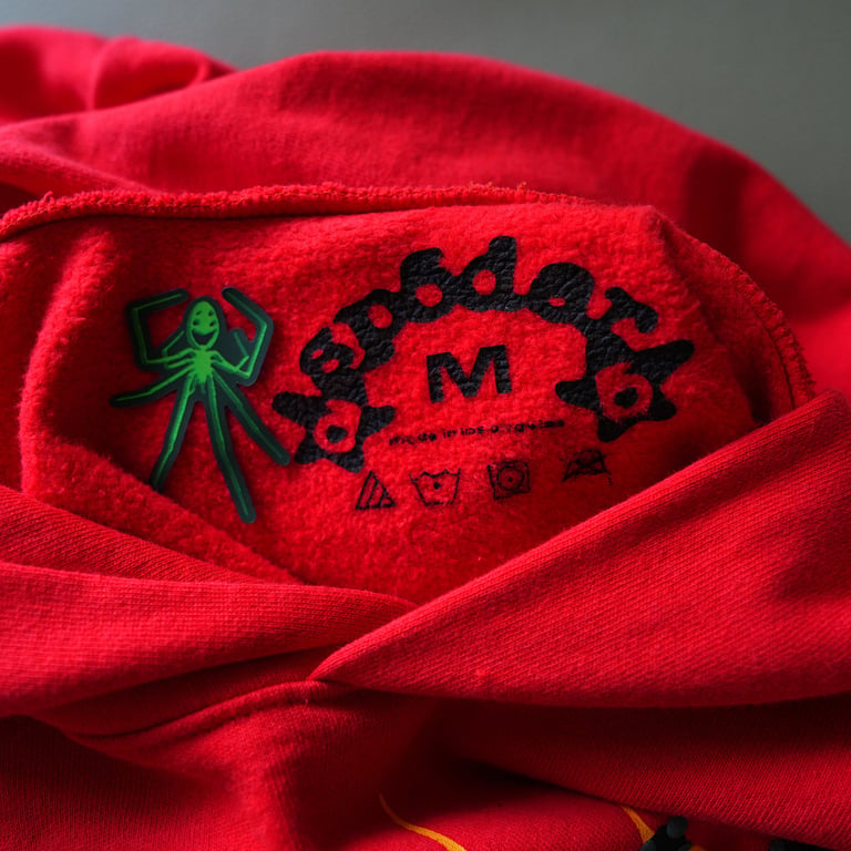 Sp5der P*NK V2 Hoodie Red - 31