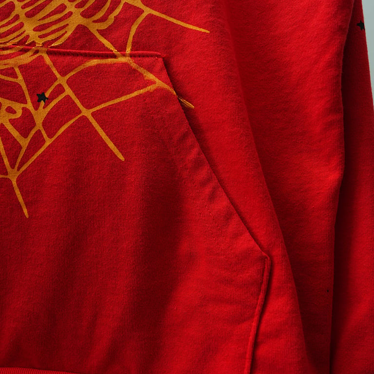 Sp5der P*NK V2 Hoodie Red - 39