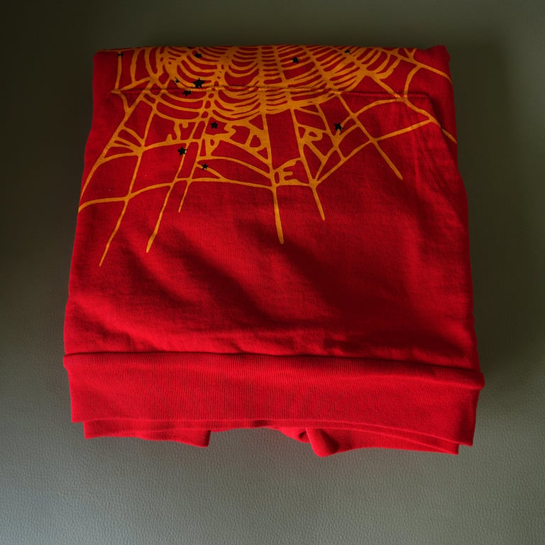 Sp5der P*NK V2 Hoodie Red - 8