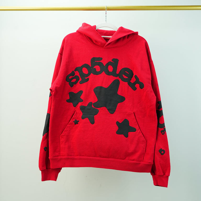 Sp5der Beluga Hoodie Red - 4