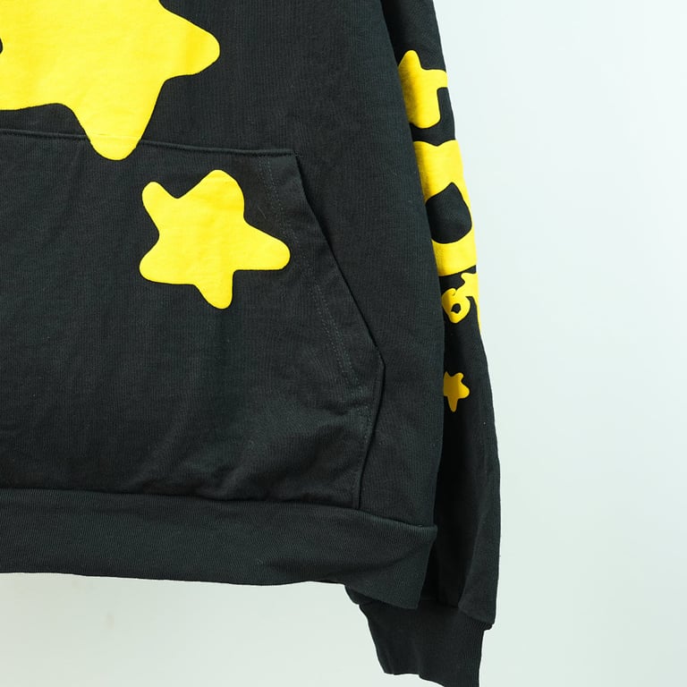 Sp5der Beluga Hoodie Onyx/Yellow - 12