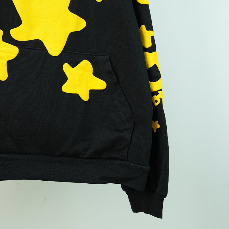 Sp5der Beluga Hoodie Onyx/Yellow - 13