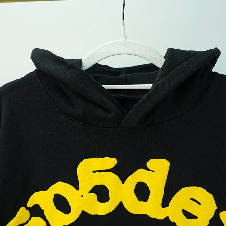 Sp5der Beluga Hoodie Onyx/Yellow - 14