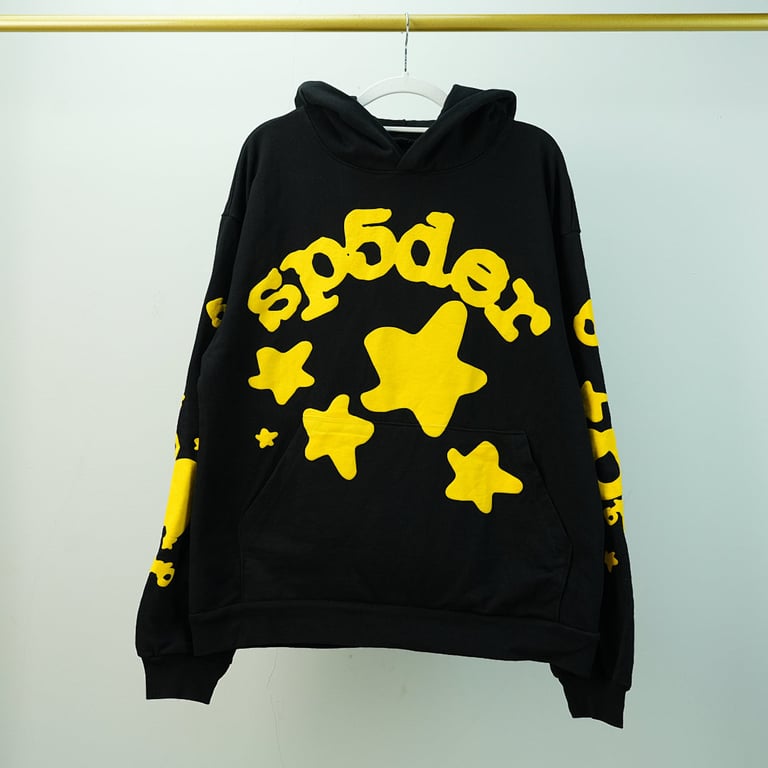Sp5der Beluga Hoodie Onyx/Yellow - 5