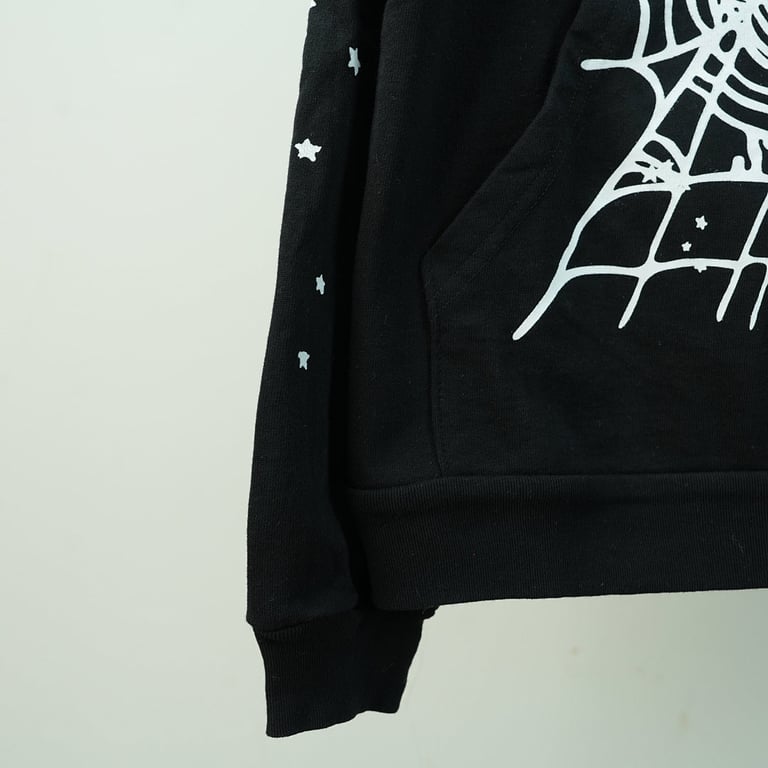 Sp5der OG Web Hoodie Black - 11
