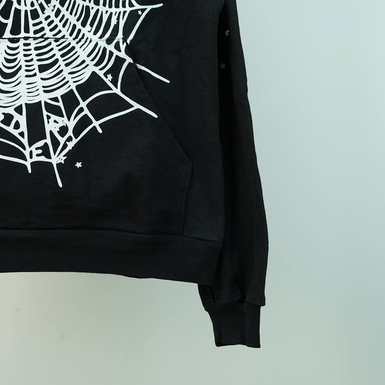 Sp5der OG Web Hoodie Black - 12
