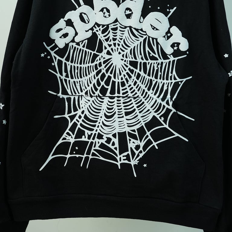 Sp5der OG Web Hoodie Black - 14