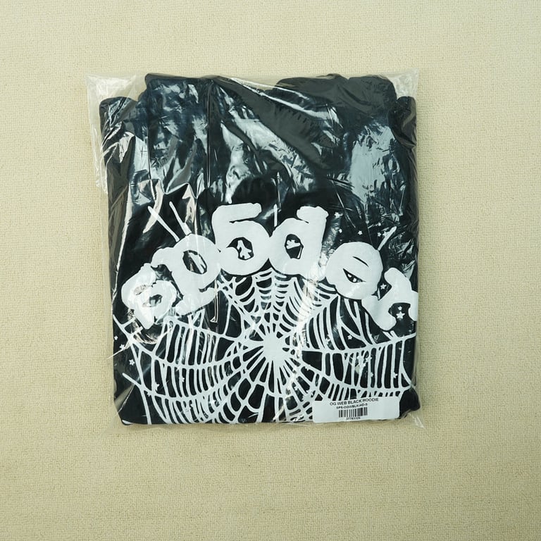 Sp5der OG Web Hoodie Black - 3