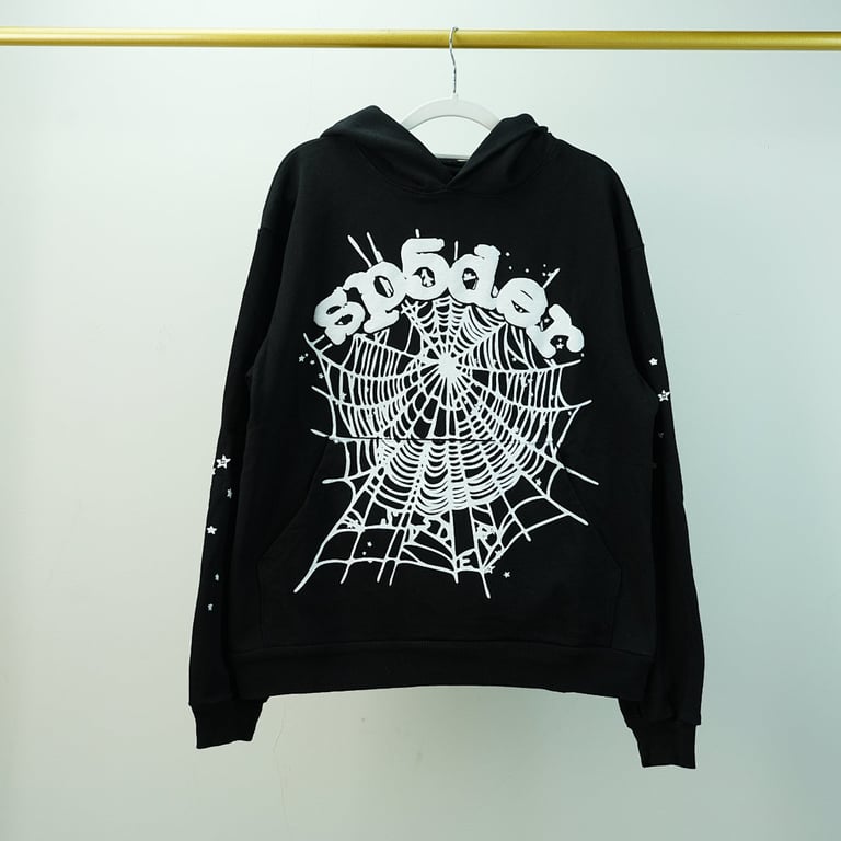 Sp5der OG Web Hoodie Black - 5
