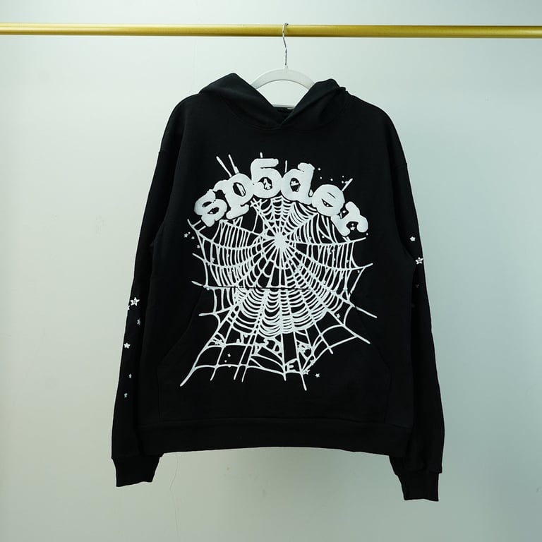 Sp5der OG Web Hoodie Black - 6