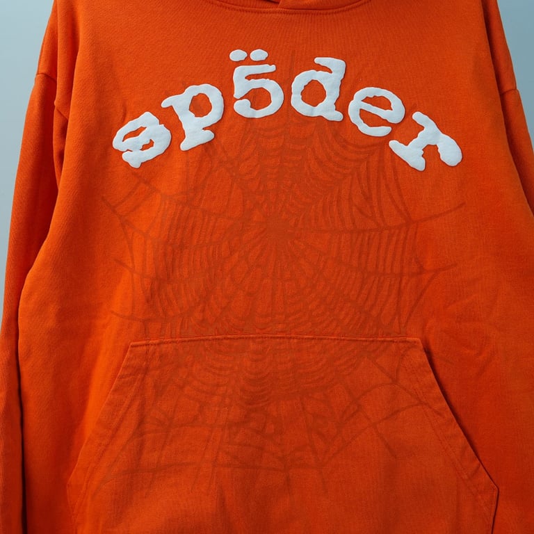 Sp5der Legacy Hoodie Orange - 10