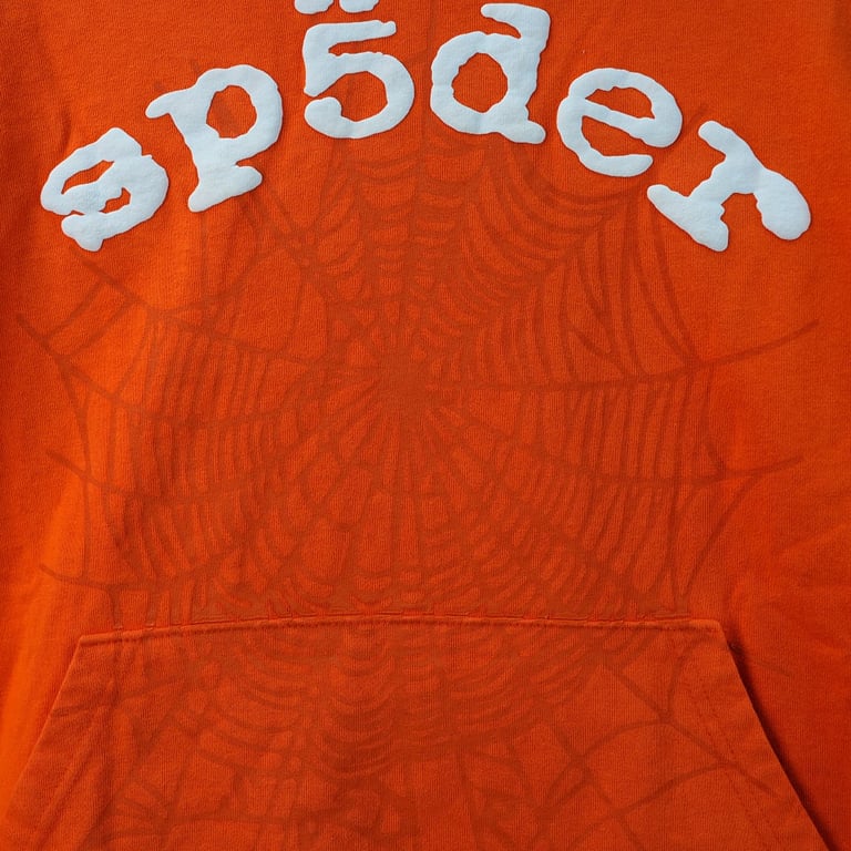 Sp5der Legacy Hoodie Orange - 12