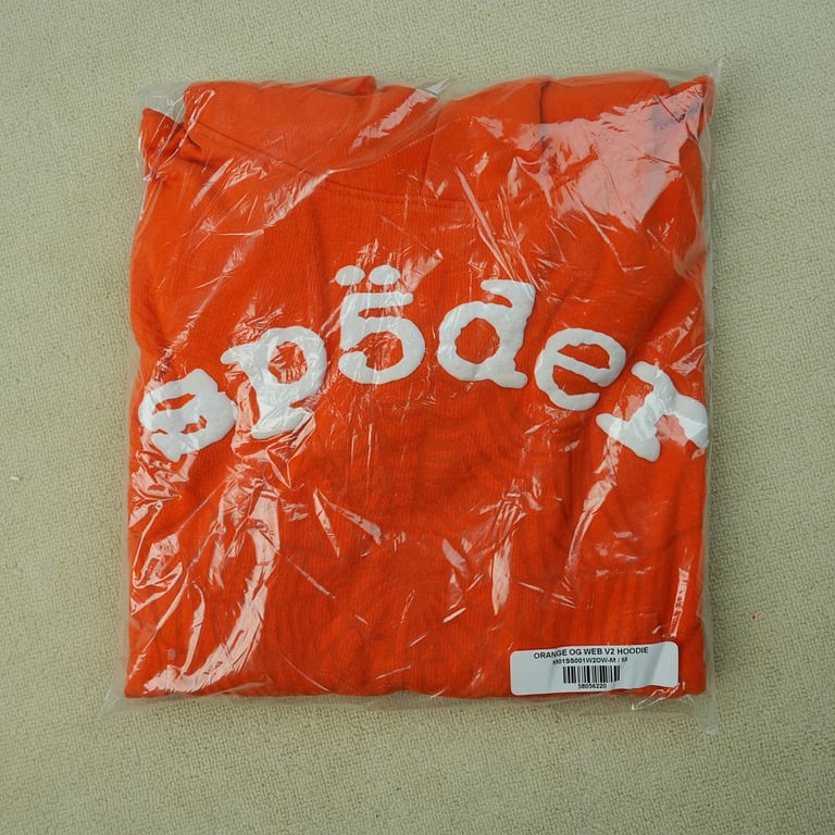 Sp5der Legacy Hoodie Orange - 4