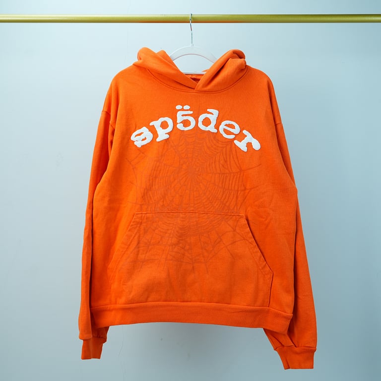Sp5der Legacy Hoodie Orange - 5