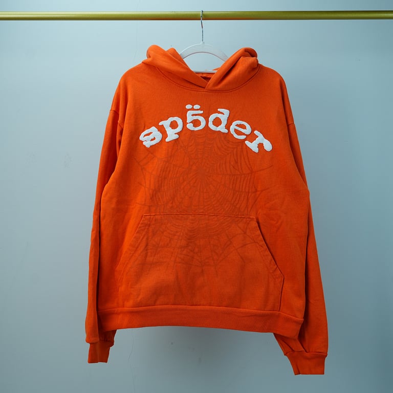 Sp5der Legacy Hoodie Orange - 6