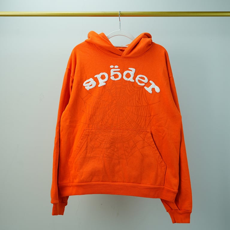 Sp5der Legacy Hoodie Orange - 8