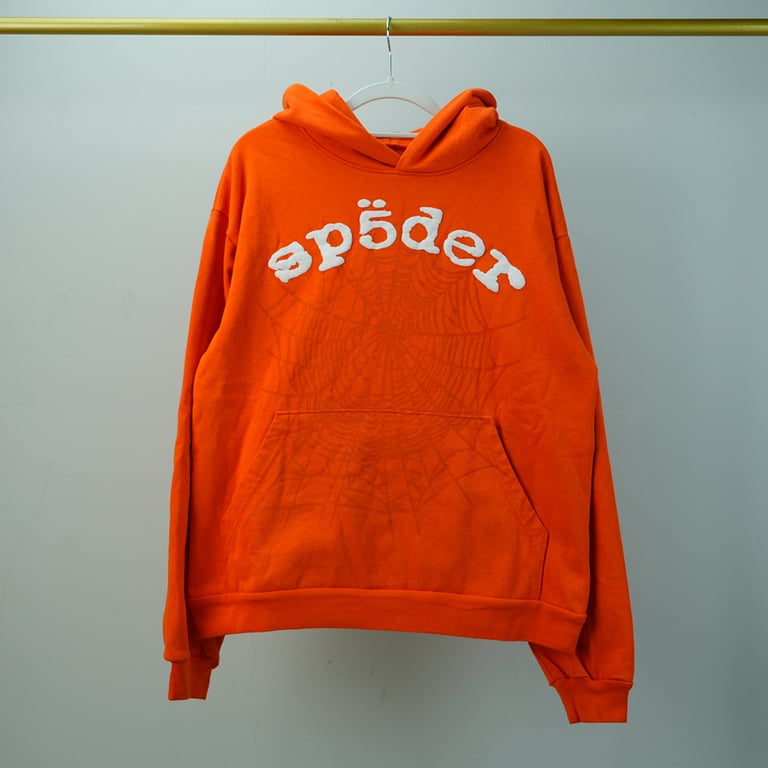 Sp5der Legacy Hoodie Orange - 9