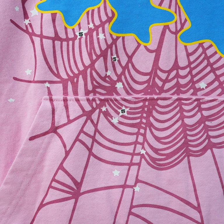 Sp5der Atlanta Hoodie Pink - 10