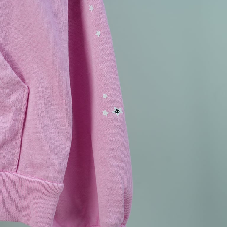 Sp5der Atlanta Hoodie Pink - 11