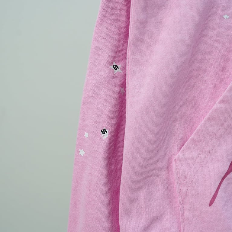 Sp5der Atlanta Hoodie Pink - 12