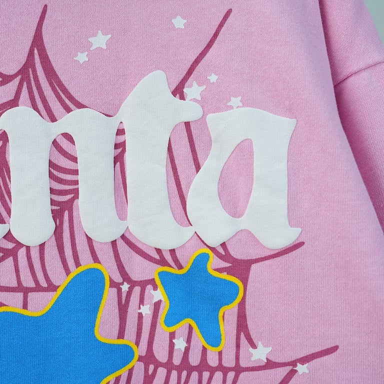 Sp5der Atlanta Hoodie Pink - 13