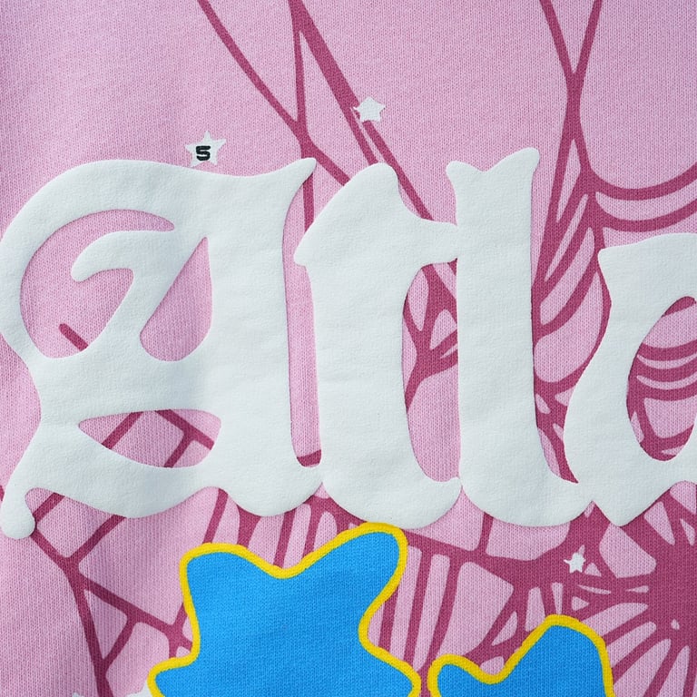 Sp5der Atlanta Hoodie Pink - 14