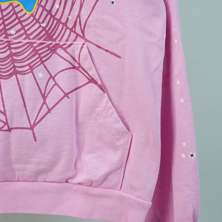 Sp5der Atlanta Hoodie Pink - 16