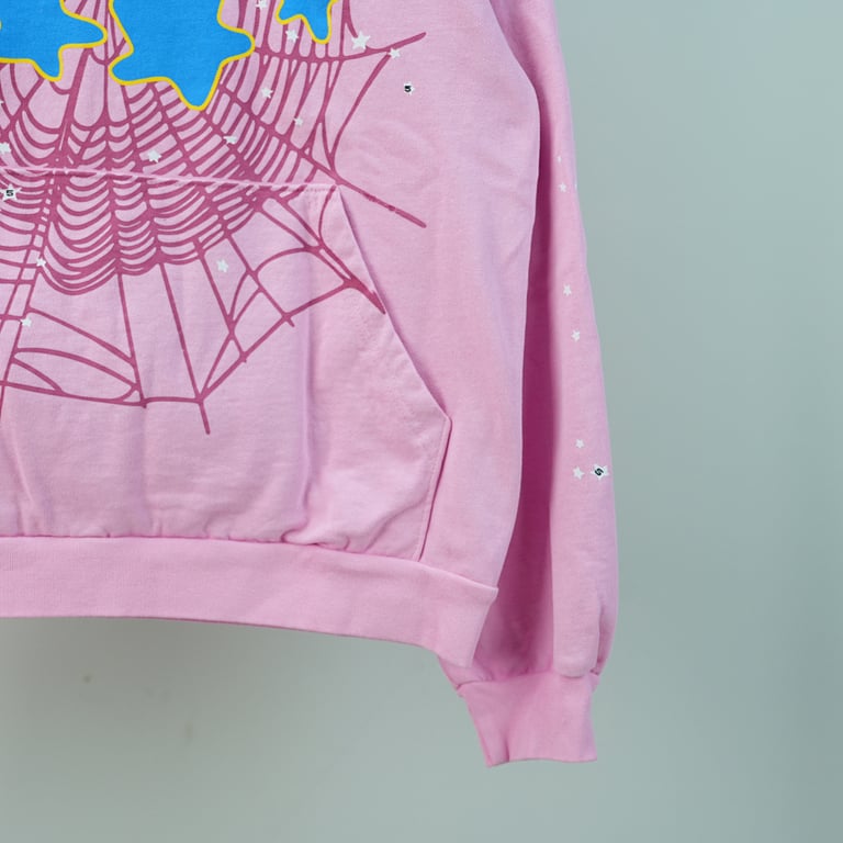 Sp5der Atlanta Hoodie Pink - 18