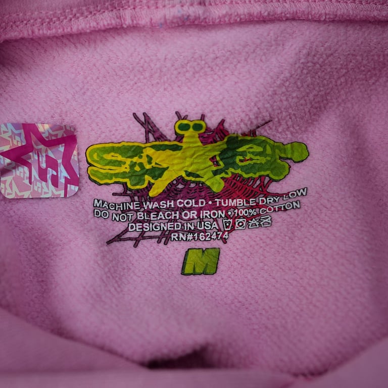 Sp5der Atlanta Hoodie Pink - 20