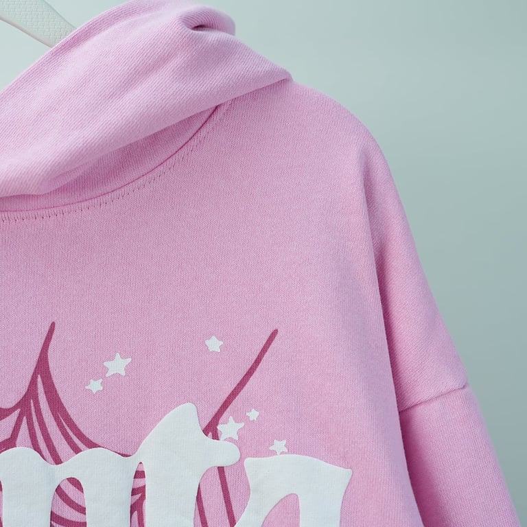 Sp5der Atlanta Hoodie Pink - 26