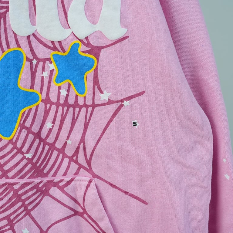 Sp5der Atlanta Hoodie Pink - 28