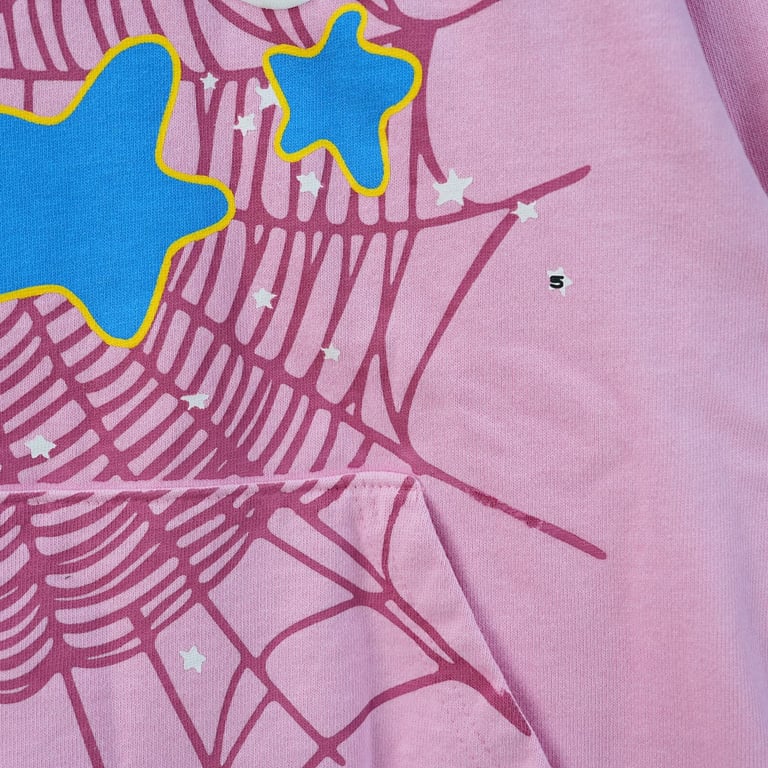 Sp5der Atlanta Hoodie Pink - 29
