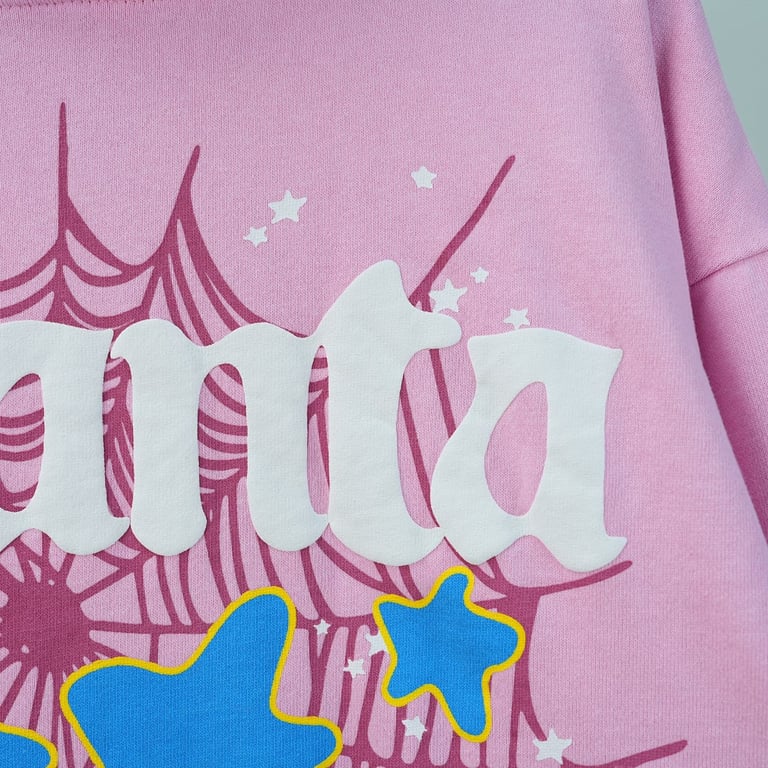 Sp5der Atlanta Hoodie Pink - 30