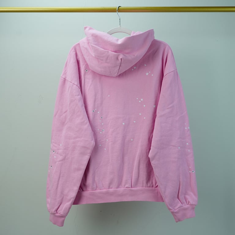 Sp5der Atlanta Hoodie Pink - 33