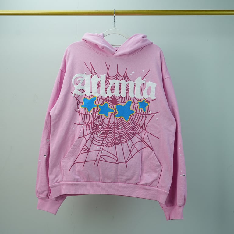 Sp5der Atlanta Hoodie Pink - 6