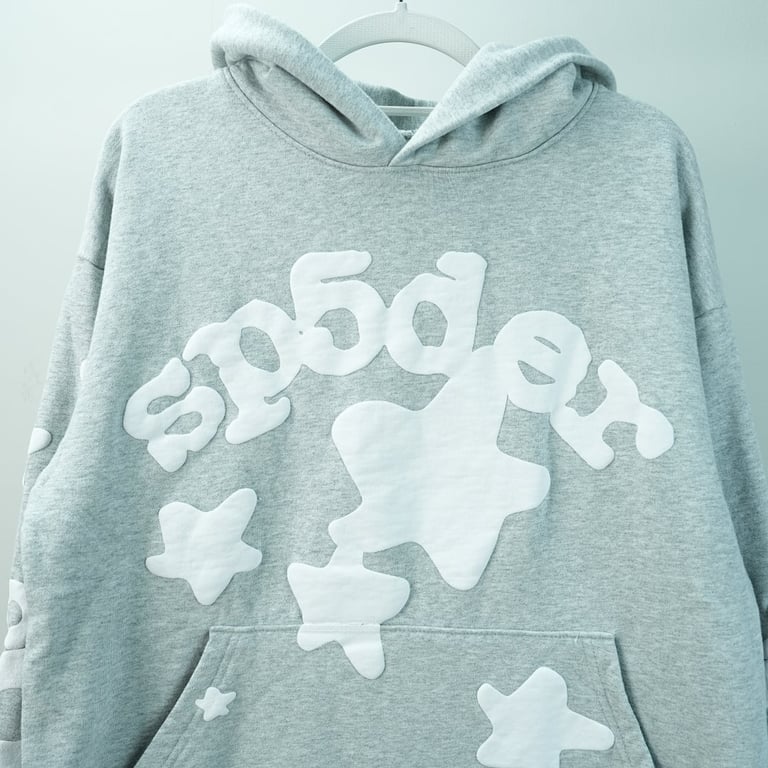 Sp5der Beluga Hoodie Heather Grey - 4