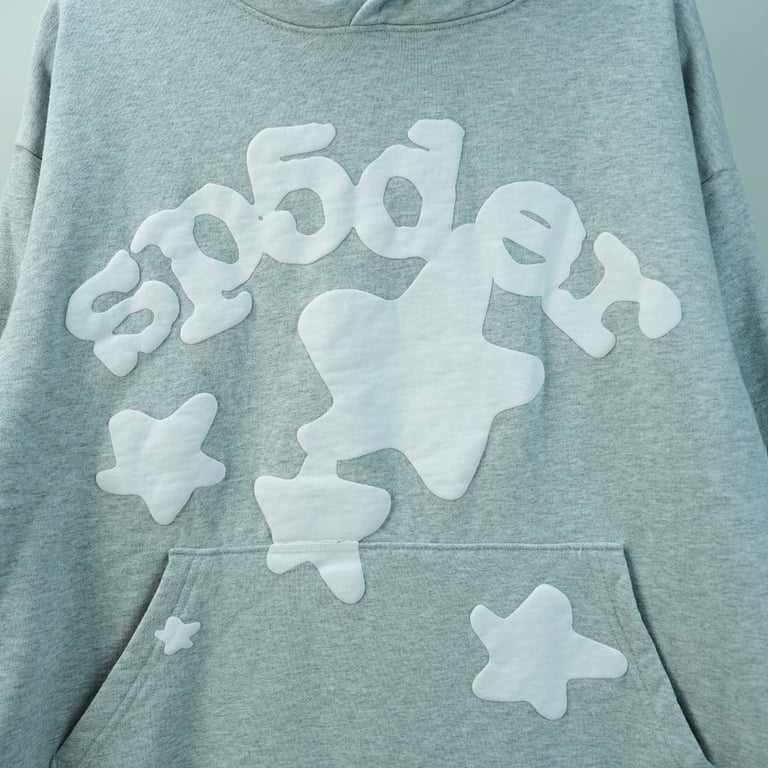 Sp5der Beluga Hoodie Heather Grey - 8