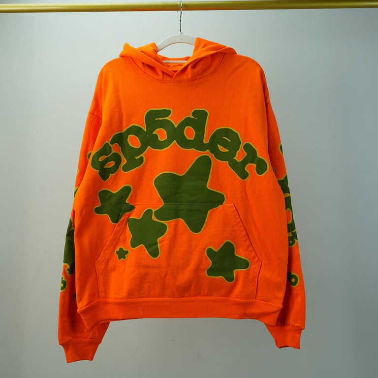 Sp5der Beluga Hoodie Orange - 4