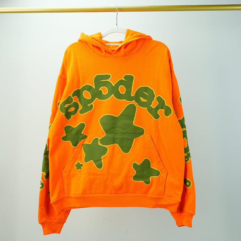 Sp5der Beluga Hoodie Orange - 8