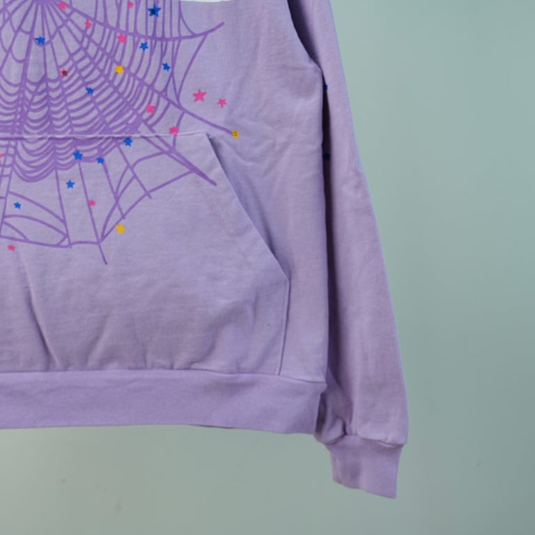 Sp5der Acai Hoodie Purple - 12