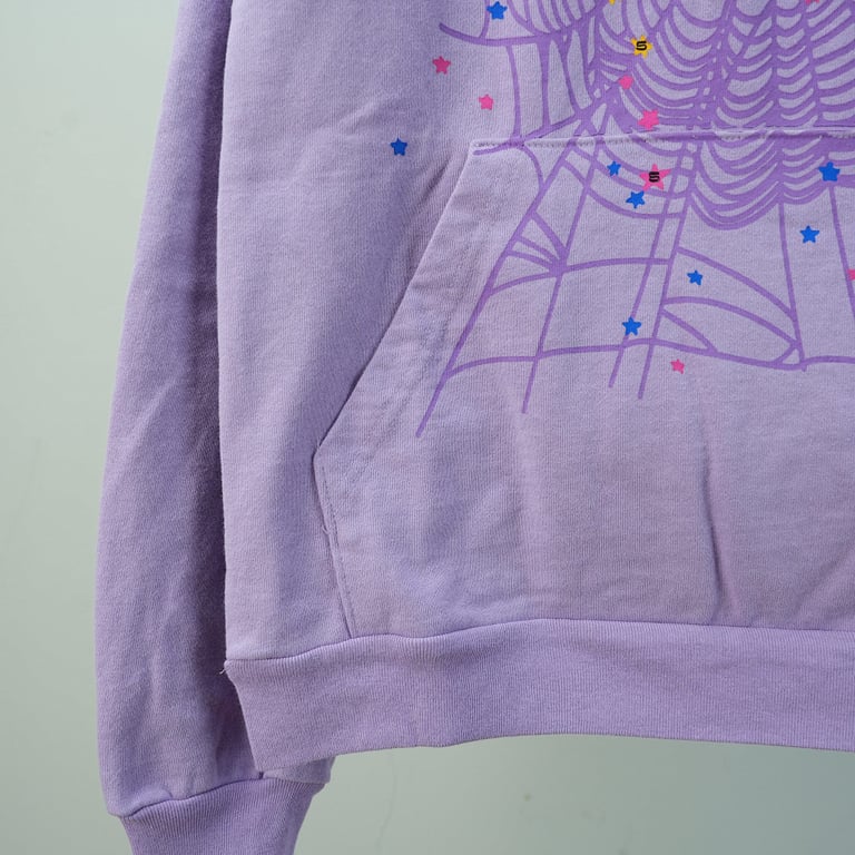 Sp5der Acai Hoodie Purple - 14