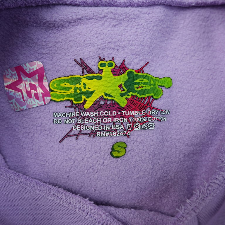 Sp5der Acai Hoodie Purple - 16