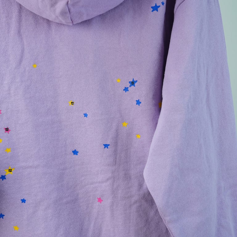 Sp5der Acai Hoodie Purple - 17