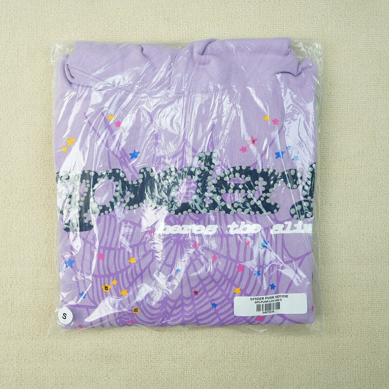 Sp5der Acai Hoodie Purple - 3