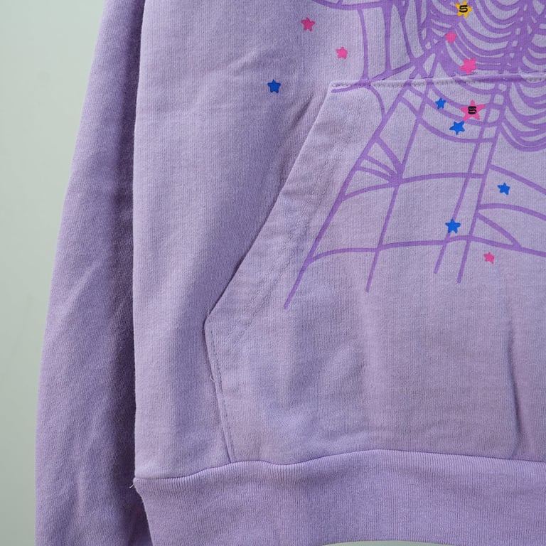 Sp5der Acai Hoodie Purple - 20