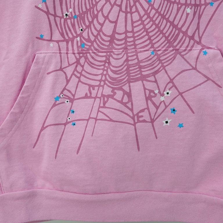 Sp5der OG Web Hoodie Pink - 11