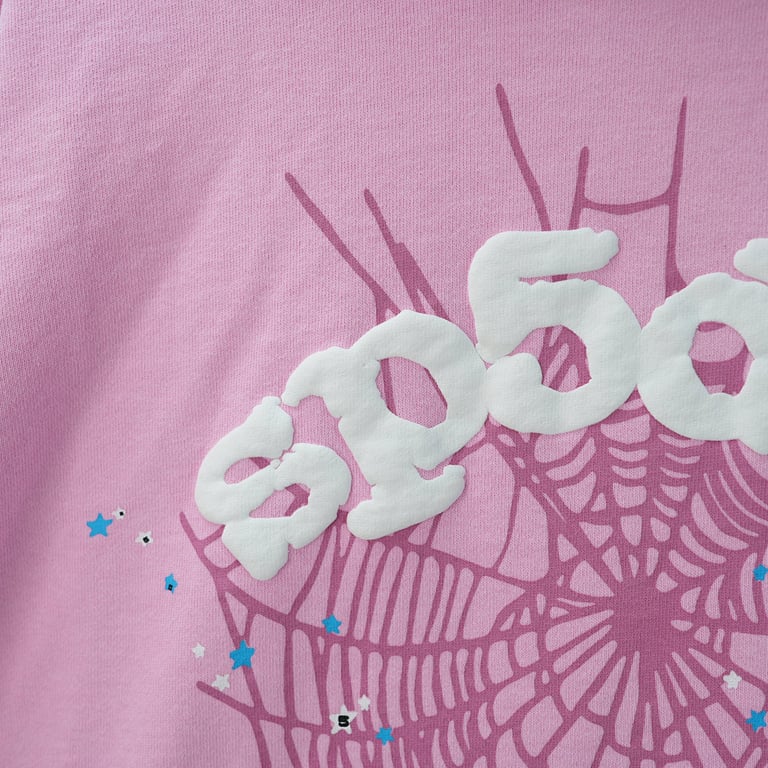 Sp5der OG Web Hoodie Pink - 5